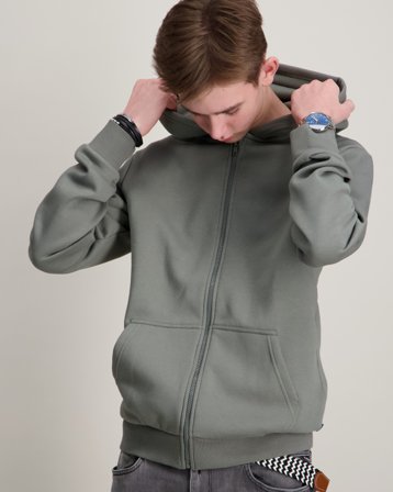 ONLY & SONS JUNIOR OSJCERES ZIP THR. HOODIE SWT Kremfarget Hettegensere/Hoodies Gutt - Kids Brand Store