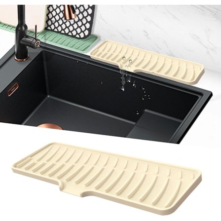 Smal Avrinningsmatta, Silikonkranmatta, Diskbänksunderlägg, Avloppsskyddsmatta