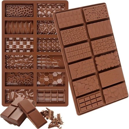 Silikoneform Chokoladeform 2 Dele, Chokoladeform 12