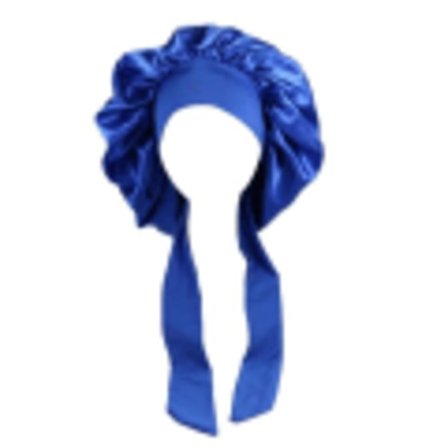 Silke Bonnet Naturlig krøllete hår Sove Satin Bonnet