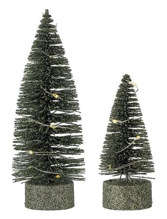 Diddi Deco W/Light Home Decoration Christmas Decoration Christmas Accessories Grønn Bloomingville