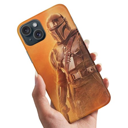 Cover / Mobilcover til iPhone 15 - Mandalorian Star Wars