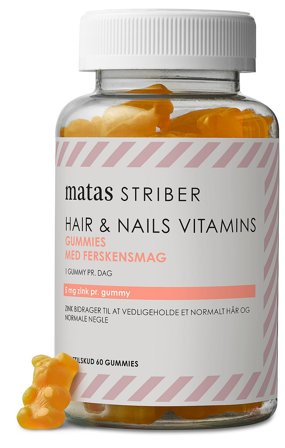 Matas Striber Hair & Nails Vitamins Gummies 60 stk, Helse & Madvarer, Hud, Hår & Negle, Kosttilskud Til Neglene