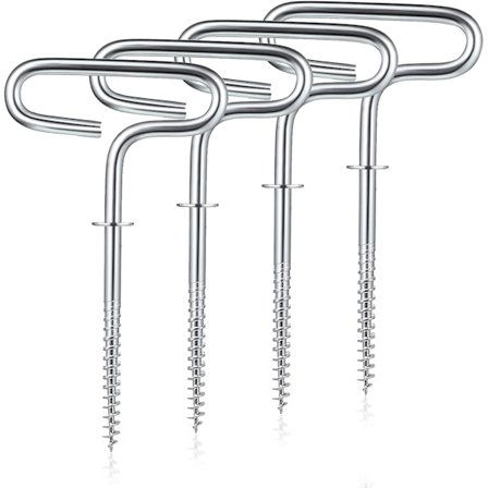 Utendørs campingtelt gjengede teltplugger 235 karbonstål isfisketilbehør vinter