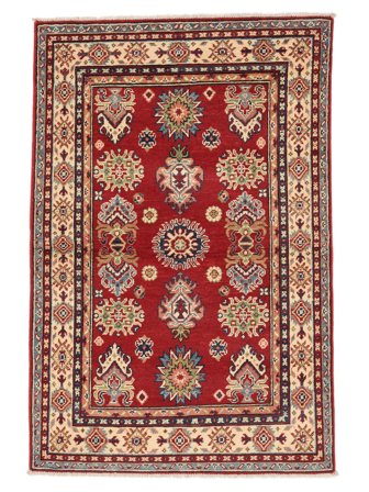 Tappeto Orientale Kazak 101X153 Marrone/Rosso Scuro (Lana, Afghanistan)