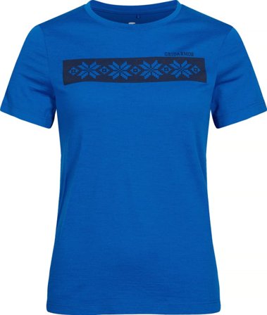 Gridarmor Odda Merino T-shirt Women's Women short-sleeved sweaters Blue XL