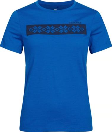Gridarmor Odda Merino T-shirt Women's Women short-sleeved sweaters Blue L
