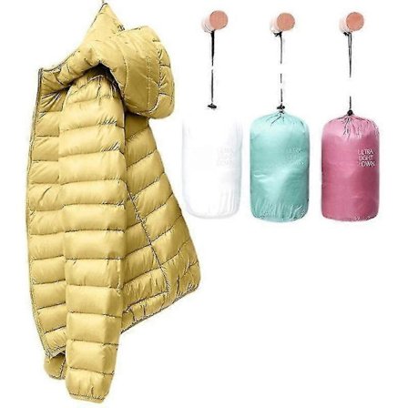 Dunjakke Dame Kåpe Høst Vinterjakker For Varm Vattert Parka Damer Og Lett Kvinnelig Ultralett Med Hette