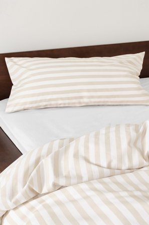 Jotex - Putevar 50x90 Cm Beige/hvit - KAYO - Kjøp Putevar hos Jotex