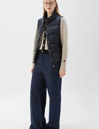 BUSNEL Amy Down Vest - Black - 42