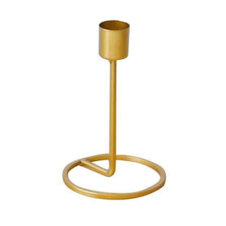 Metall Smidesjärn Ljusstake Kreativ Bords Dekorativ Ljusstake