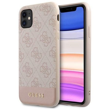Guess 4G Stripe Collection Fodral för iPhone 11 / Xr 6,1" - Rosa