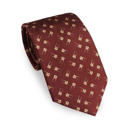 Laksen M's Cartridge Silhouette Vintage Tie Red