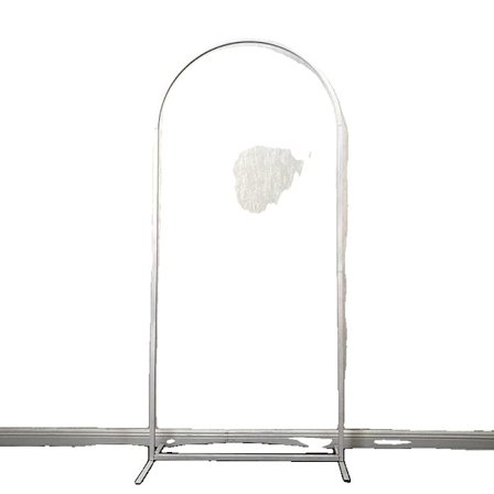 Metallbåge, Hållbar Konstruktion, Mångsidiga Färgval,2 fot x 4,9 fot, vit