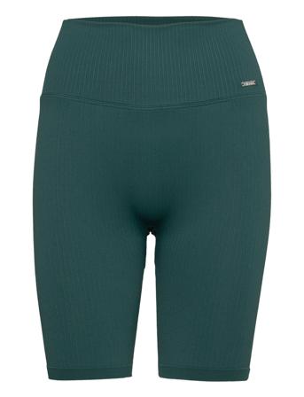 Camel Ribbed Seamless Biker Shorts Running/training Tights Grön AIM'N