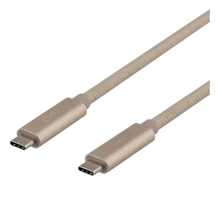 Deltaco USBC-1421M - USB type C-kabel - USB-C til USB-C - 50 cm