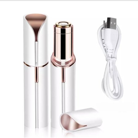Epilator, Trimmer för ögonbryn/ansiktshår/nässhår/bikini linje Vit