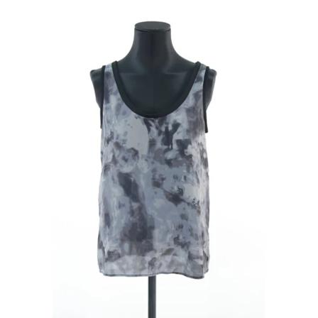 American Vintage Pre-owned Silk tops Grå, Dame