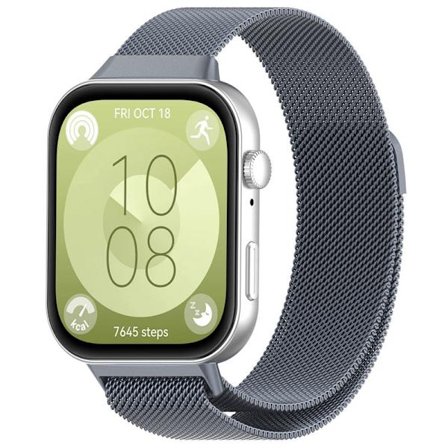 Stropp for Huawei Watch Fit 4/fit 4 Pro/fit 3 Milanese klokkereim (grå)