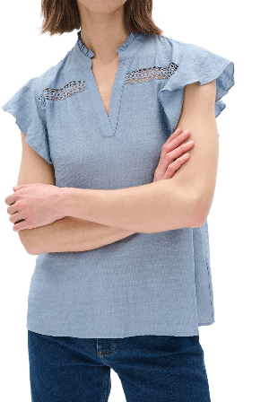 Inwear Ima Blouse Skjortor Dam Blå 34