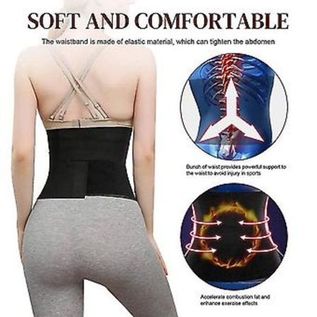 Usynlig Midje Trener Tape Snatch Me Up Bandasje Kvinner Slankende Mage Wrap Belte ( )