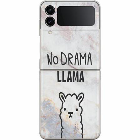Samsung Galaxy Z Flip4 Premium Skal Llama Marble