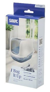 Savic - Bag it Up søppeltråkkposer Transparent Jumbo - Katt - Kattedo & kattetoalett - Toalett-tilbehør & kattespader - ZOO.no