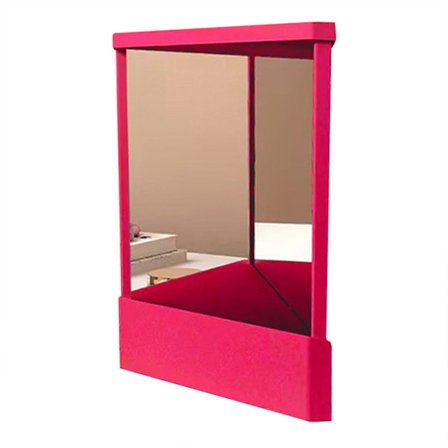 Icke-omvändande Spegel Sannbildsreflektion Stabil Bas Spegel Present Kompatibel med Kvinnor