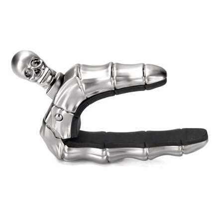 Kul dødninghode spøkelse finger gitar capo akustisk gitar tonehøyde endrer ukulele CAPO instrumenttilbehør B