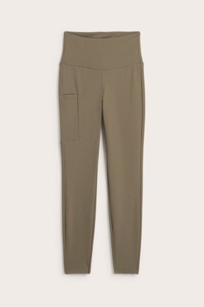 Kappahl | Treningstights med lomme | Brun
