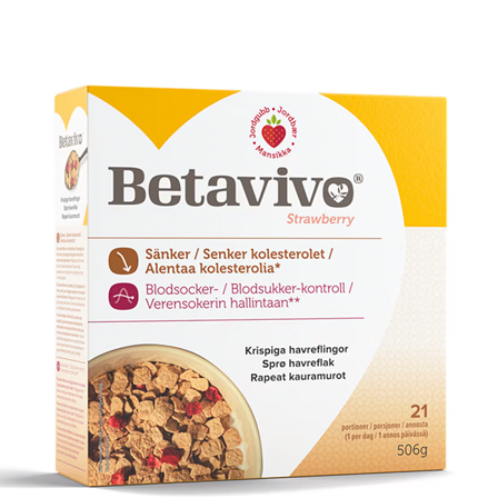 Betavivo Havreflak Jordbær 506 g