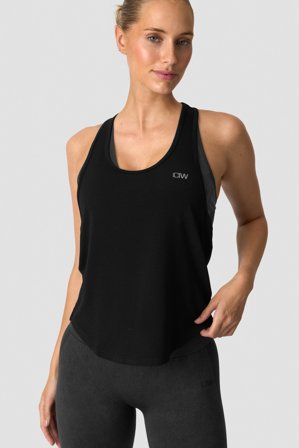 Everyday Racerback Tank Top Black