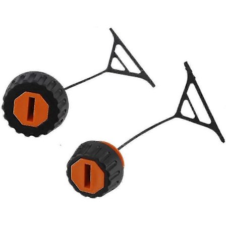 2 stk. Gasdæksel til Stihl 028 038 020 021 023 024 025 026 034 036 048 Oliedæksel Motorsav Dele Plæneklipper Tilbehør