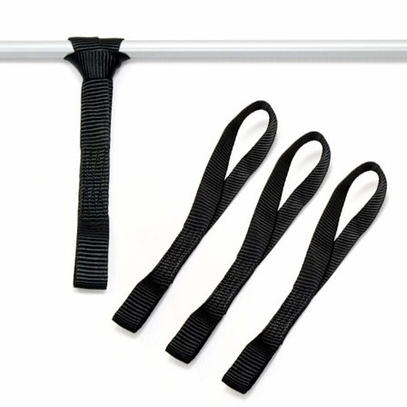 Sett med 4 stropper, lengde 30 cm, bredde 25 mm, lastekapasitet (bla