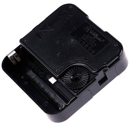 Hq3268 Sekunder Bevegelse Korssting Veggklokke Bevegelse Klokkemekanisme Svart Shytmv