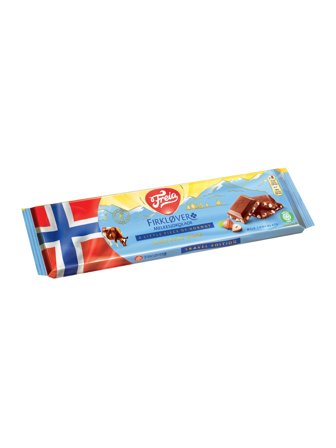 Freia milk chocolate with chopped and roasted hazelnuts 0.22kg