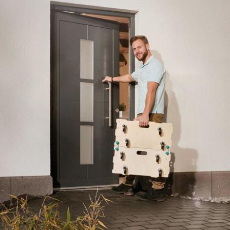 Wolfcraft Modulär Flyttvagn Ft400 5543000 Beige