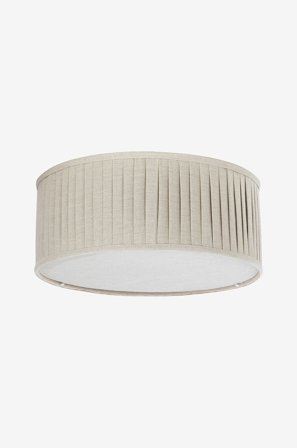 PR Home - Plafond Plissé 45 cm - Natur - Badeværelsesbelysning - Fra Homeroom