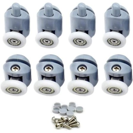 Suihkuoven rullat 8 kpl Suihkuoven rullat Suihkun liukuoven rulla suihkukaapin rullat kylpyhuoneen suihkuun