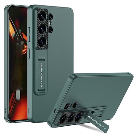 GKK Mobilskal till Samsung Galaxy S26 Ultra Slim Kickstand Plast - Grön