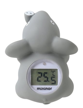 Mininor Bath Thermometer Elephant - Grey - 0 M