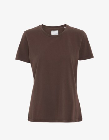 Women Light Organic Tee - Coffee Brown - XL