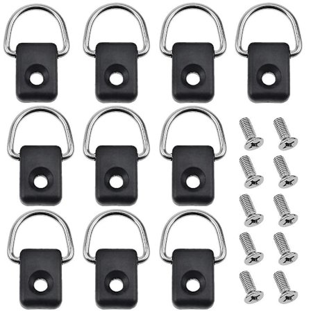 Kajak D-ringar Stark belastning 200 kg Kajak surrningsögla Vattentät Paddelbräda Båt Kanot Sup Bungee Däck Rigging Loop