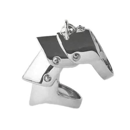 Anime Cosplay Ringar Metall Punkstil Ledade Ringar Unisex Mode Finger Smycken Legeringsmaterial Perfekt Gåva för Kvinna (LGL)