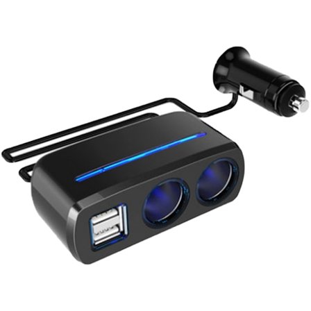 Splitters 2-hulls billader 80W hurtigladingsadapterkabel