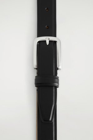 COS Homme Ceinture En Cuir Embossé in Noir