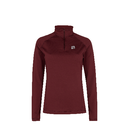 66 North women's Women's Grettir Zip Neck Tops - Eldfell - L