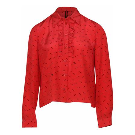 Miu Miu Pre-owned Pre-owned Polka Dot Bluse Rød, Herre