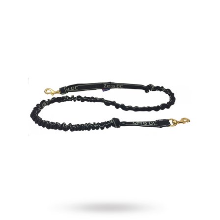 Zero DC - Zero DC Elastisk Kjørestrikk Svart - Opp til 10 kg - 2.7 m - Tekstilkobbel, Rullekobbel, Kjørestrikk, Lærkobbel & Øvrige hundekobbel på 