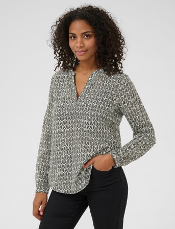 Kaffe Kafana Tilly Blouse - Grey - 34
